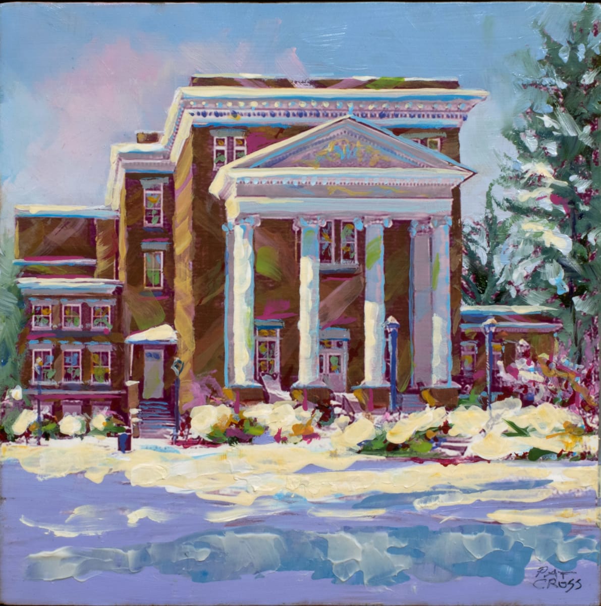 Carnegie Hall Winter by Pat Cross  Image: Painting