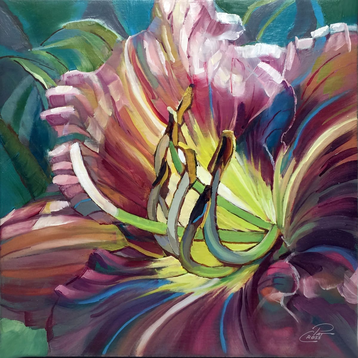 Maroon Rhapsody by Pat Cross 