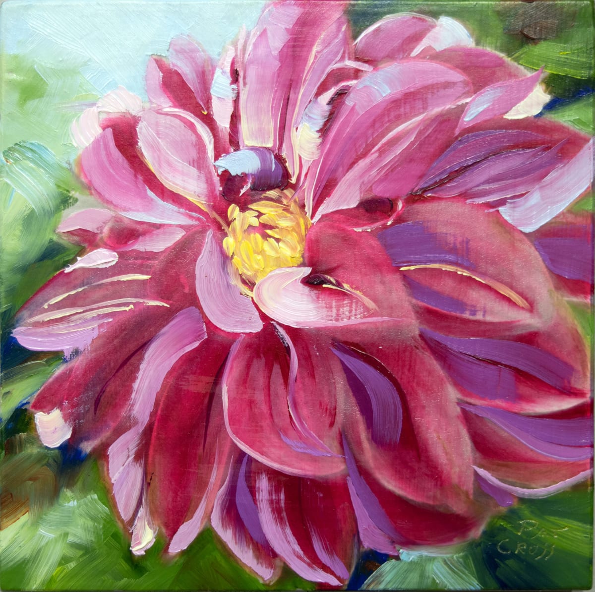 Dawning Dahlia by Pat Cross 