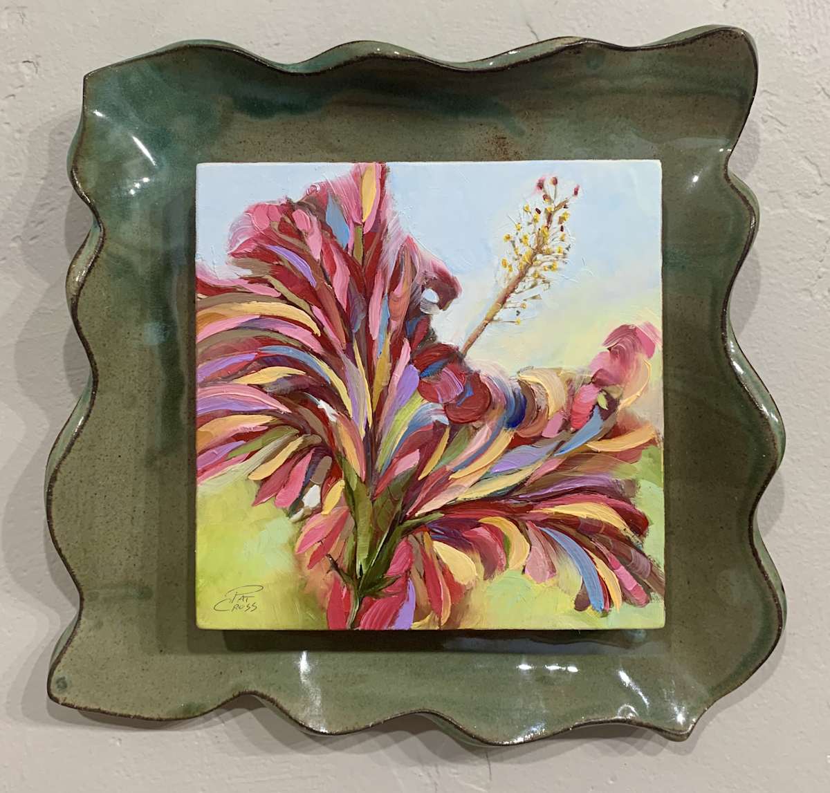 Eye Candy Hibiscus by Pat Cross 