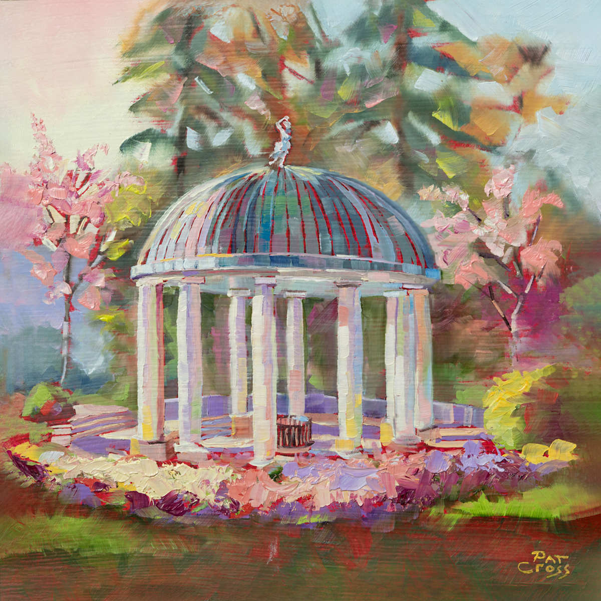Greenbrier Pavilion in Spring by Pat Cross, Image 18.