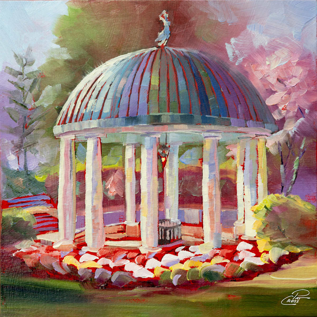 Greenbrier Springhouse in Summer by Pat Cross, Image 1.