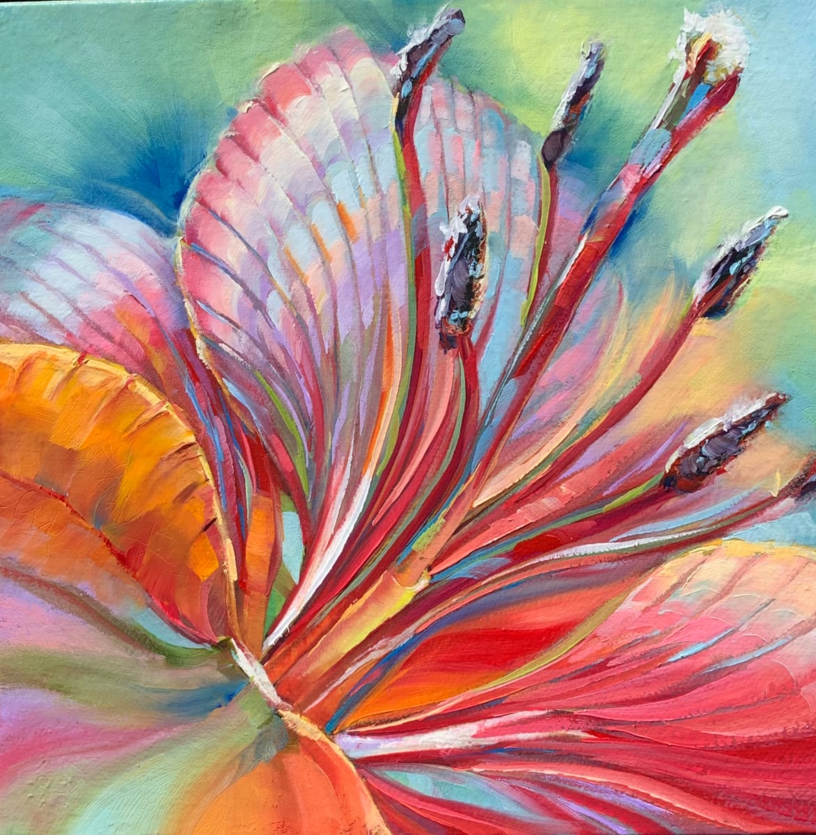 Psychedelic Daylily by Pat Cross 