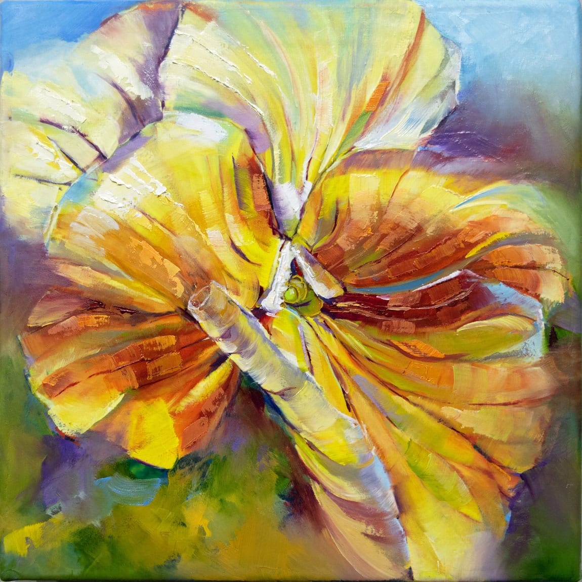 Sunny Petunia by Pat Cross  Image: Updated piece