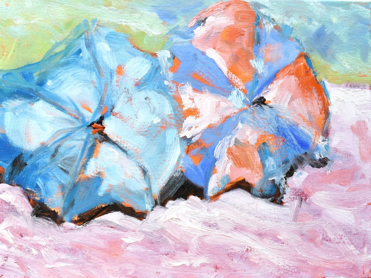 Two Umbrellas by Corinne Galla 