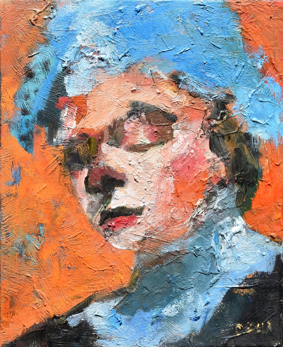 Blue Cap by Corinne Galla 