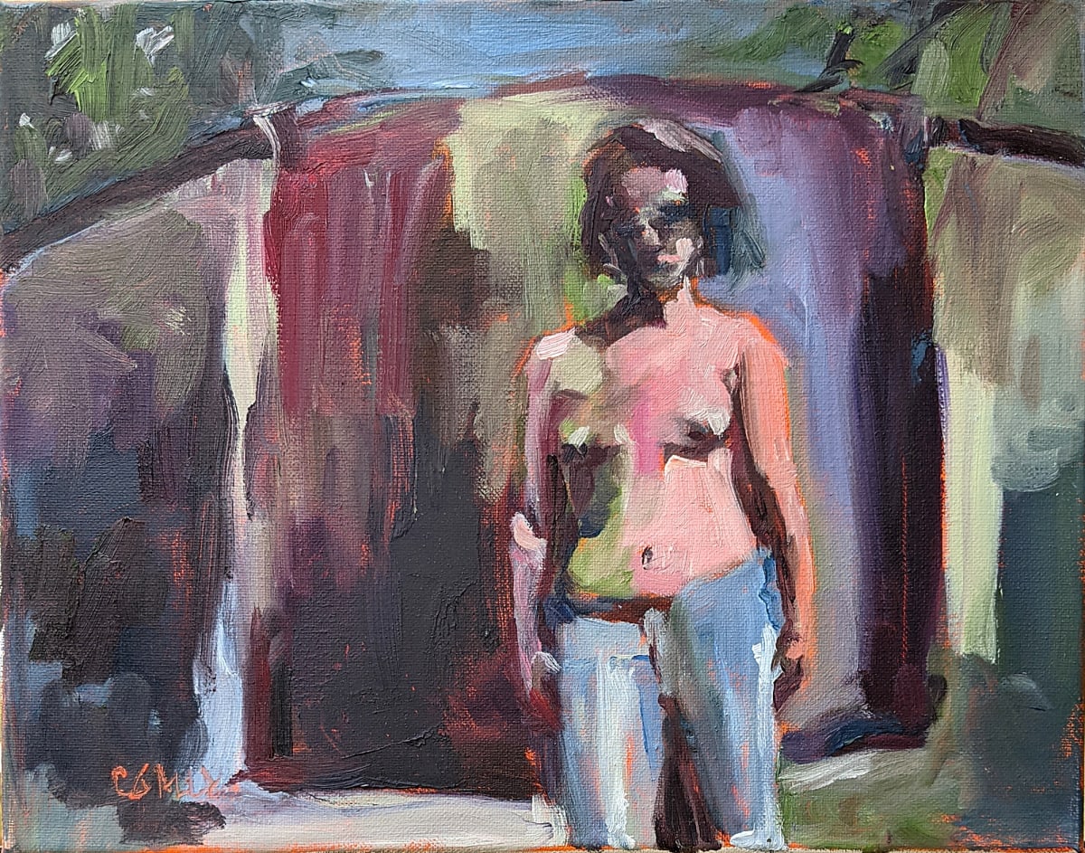 Flyin' Her Flag by Corinne Galla 