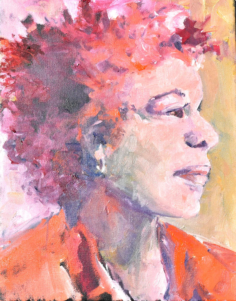 Orange Jacket by Corinne Galla 