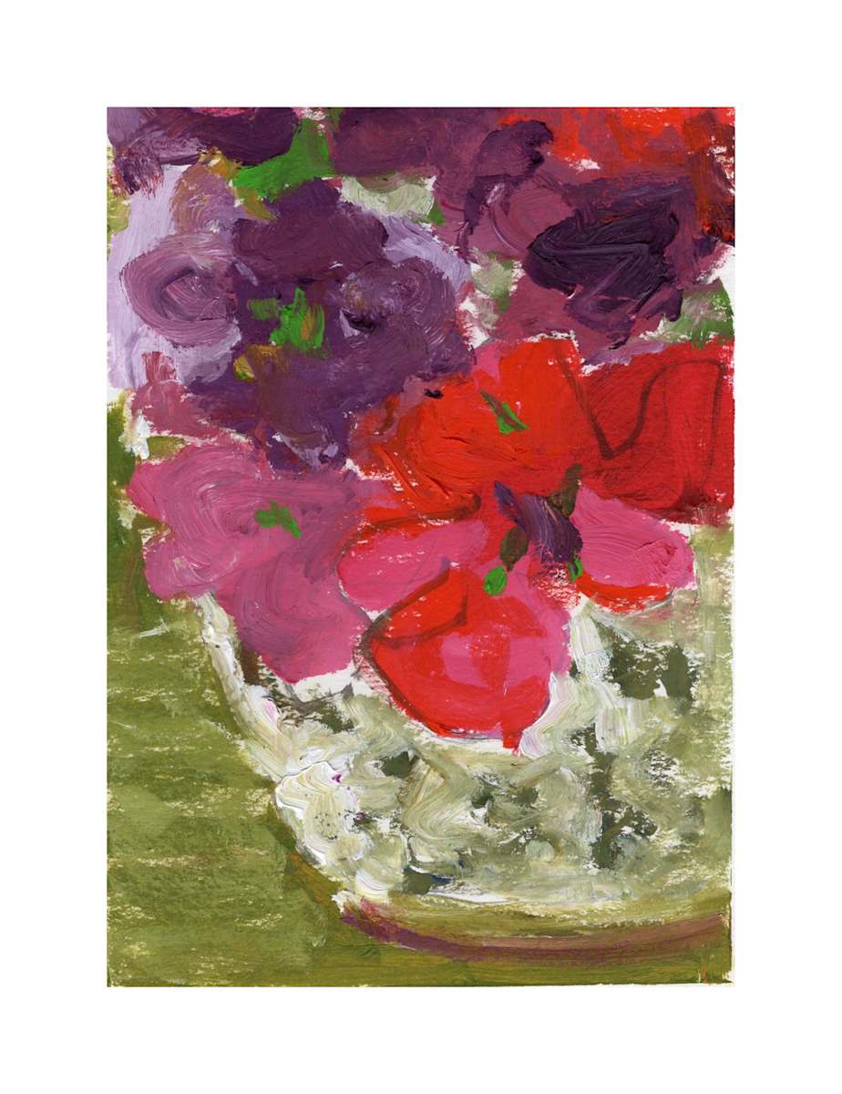 Purple Glory (Framed) by Corinne Galla 