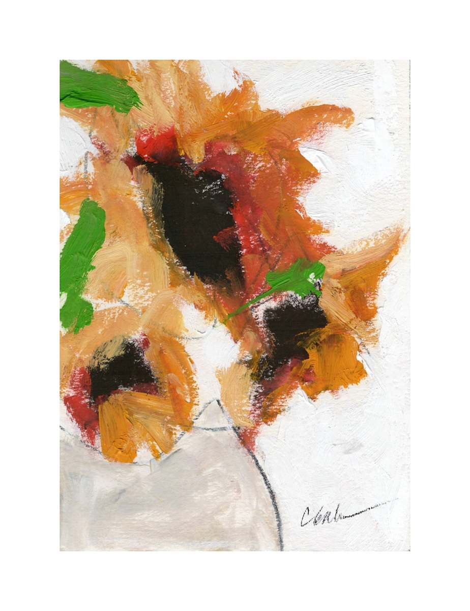 White Vase by Corinne Galla 