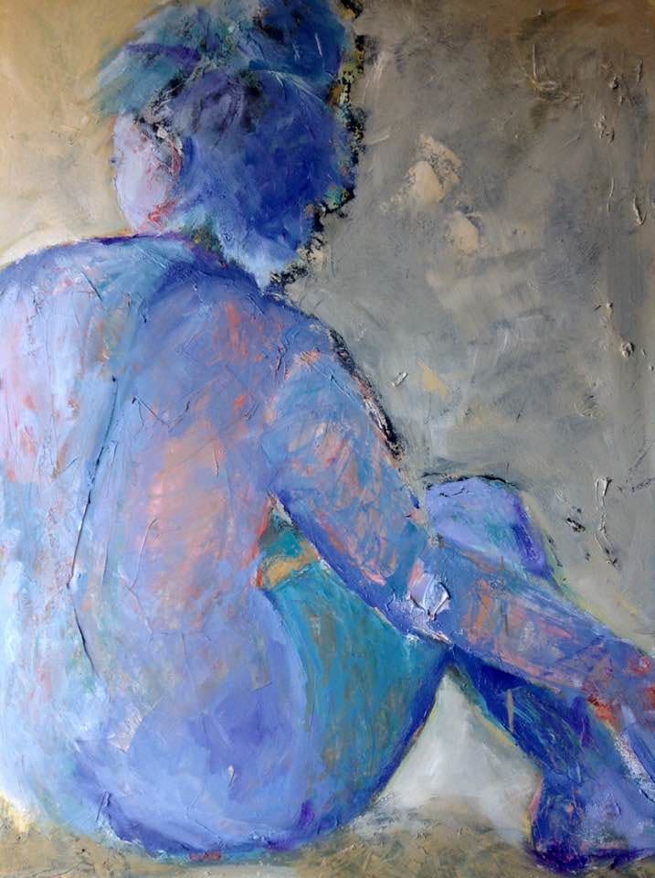 Blue Nude by Corinne Galla 