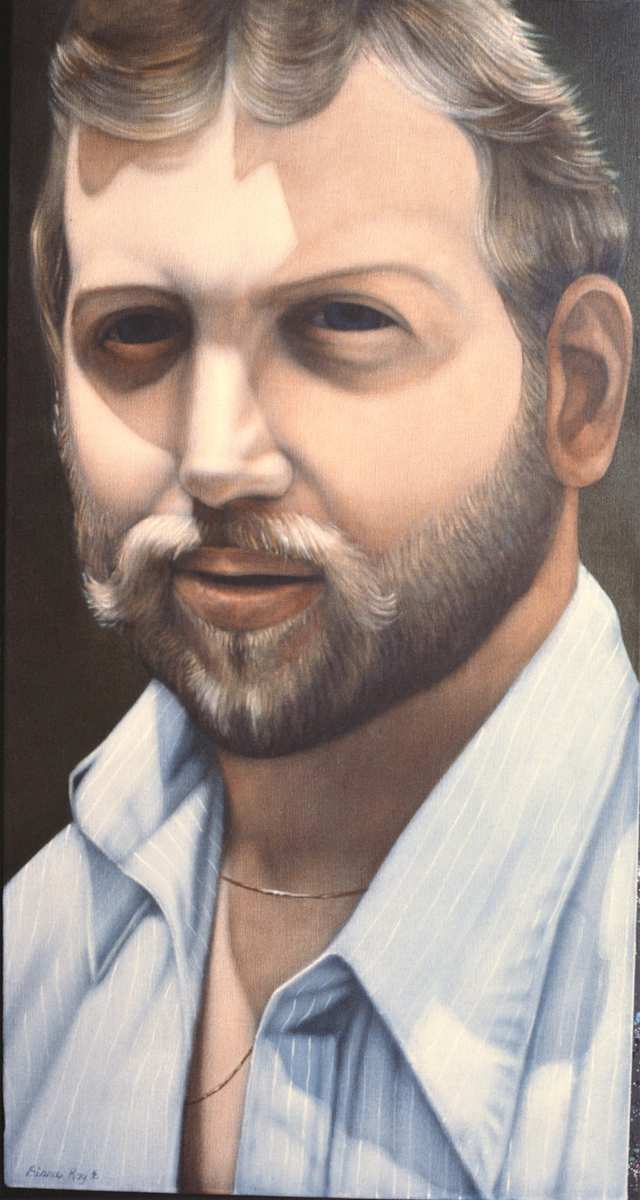 "Portrait of Dennis" by Diana Roy 1940-2019, Image 1.