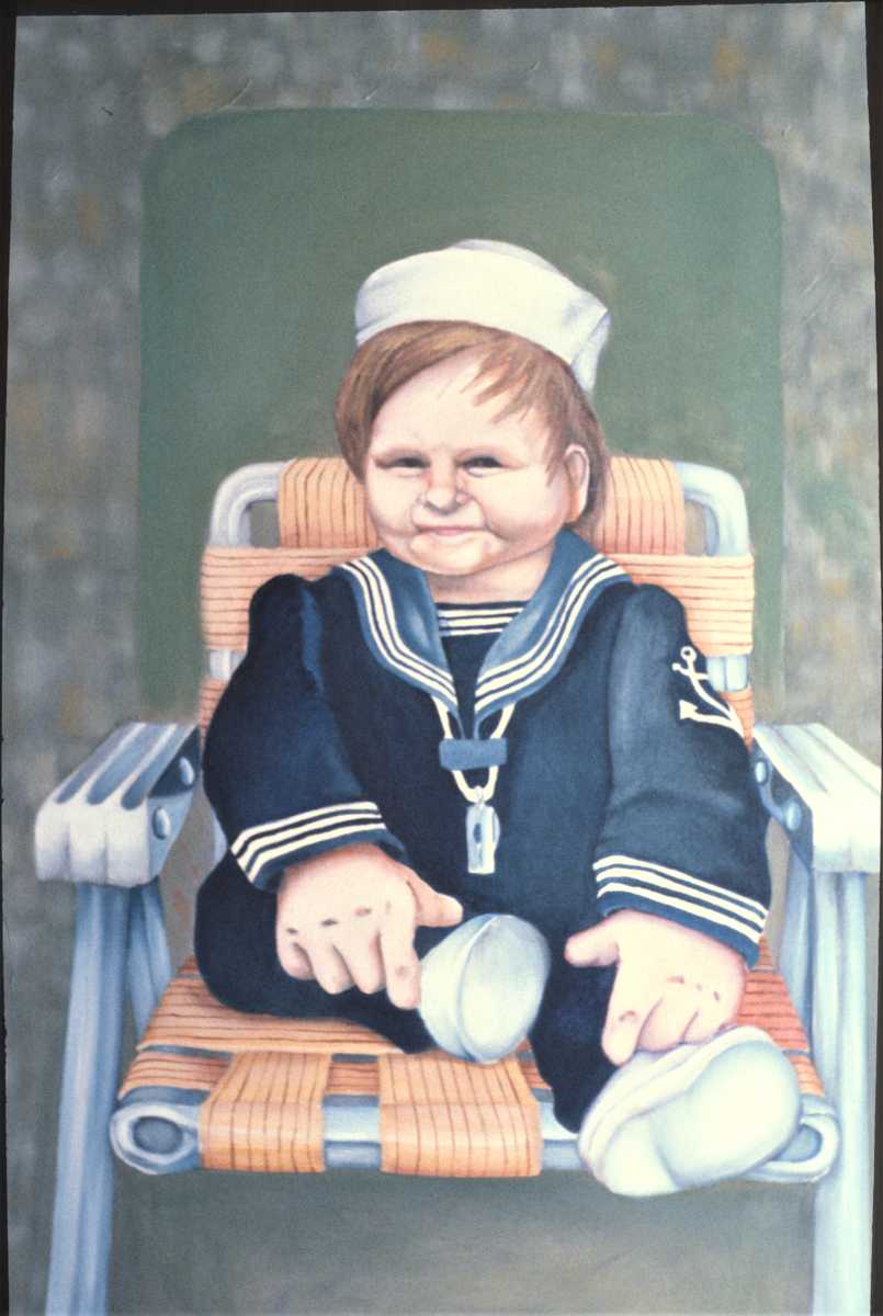 "Sailor Boy #2...Toni" by Diana Roy 1940-2019, Image 1.