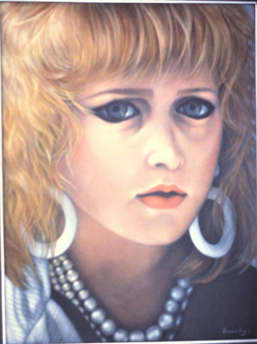 "Portrait of Gayle" by Diana Roy 1940-2019, Image 1.