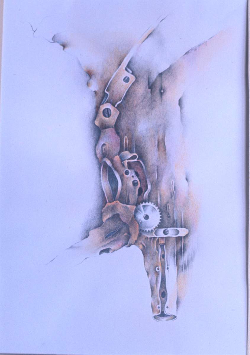 "Into a How" by Diana Roy 1940-2019, Image 1.