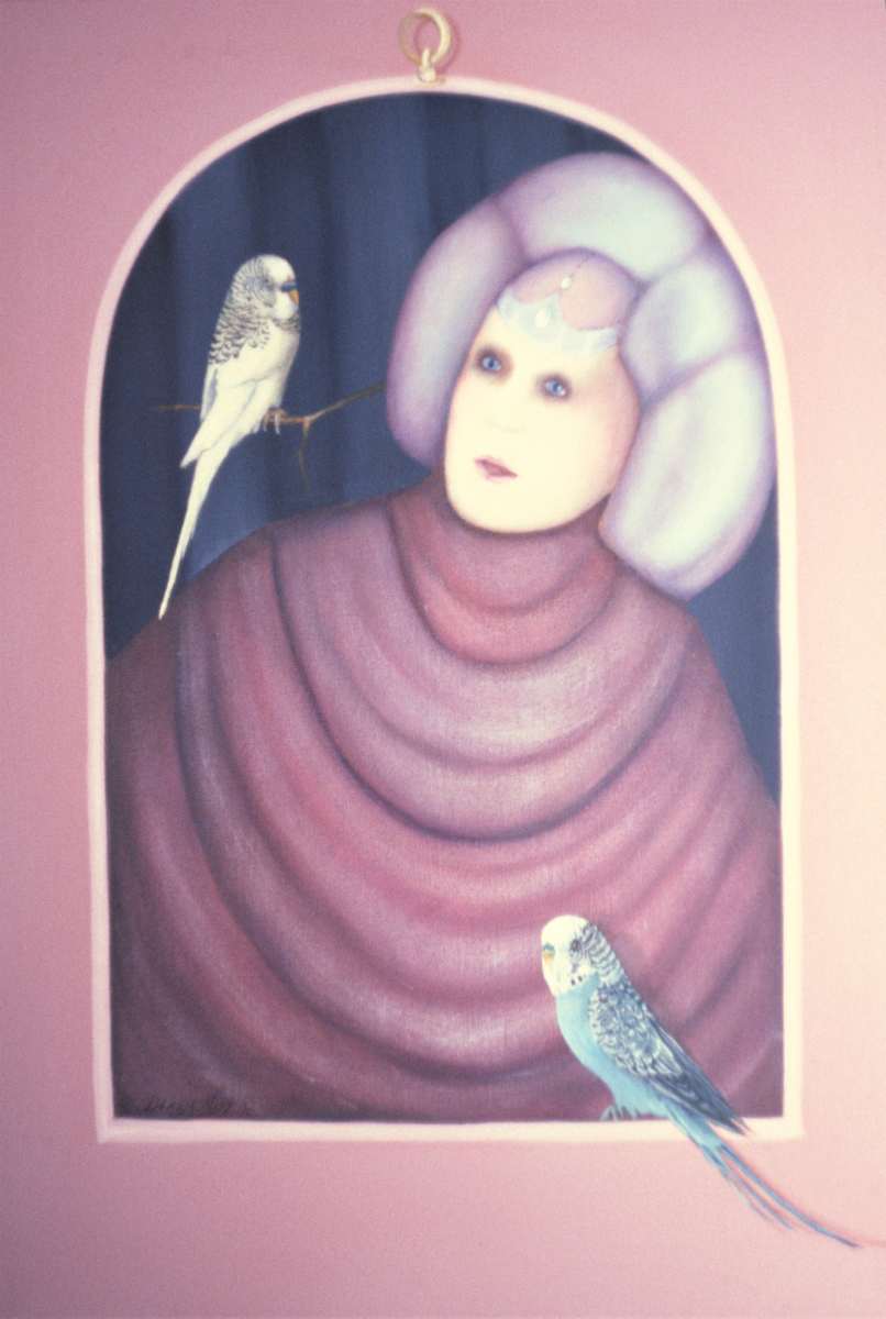 "She's Only A Gilda In A Birded Cage" by Diana Roy 1940-2019, Image 1.