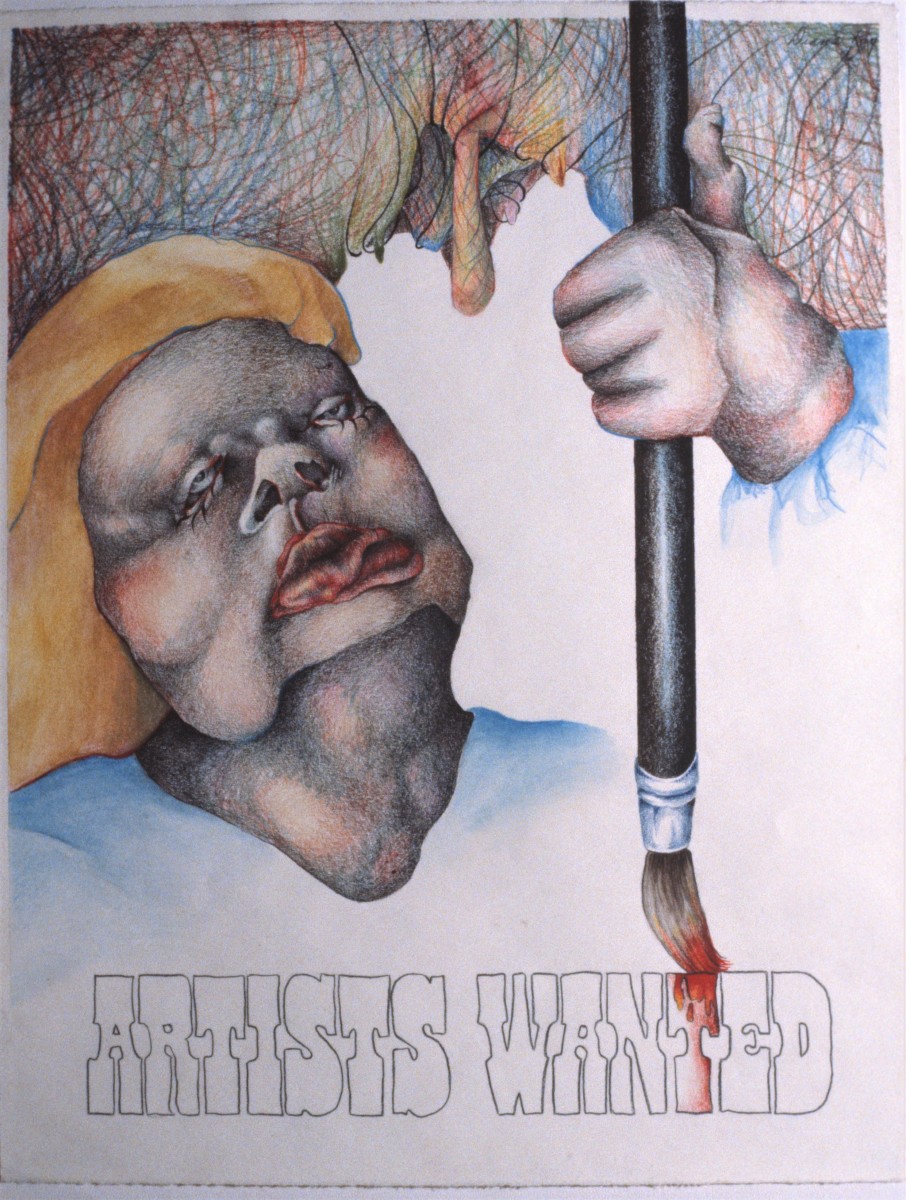 "Artists Wanted" by Diana Roy 1940-2019 