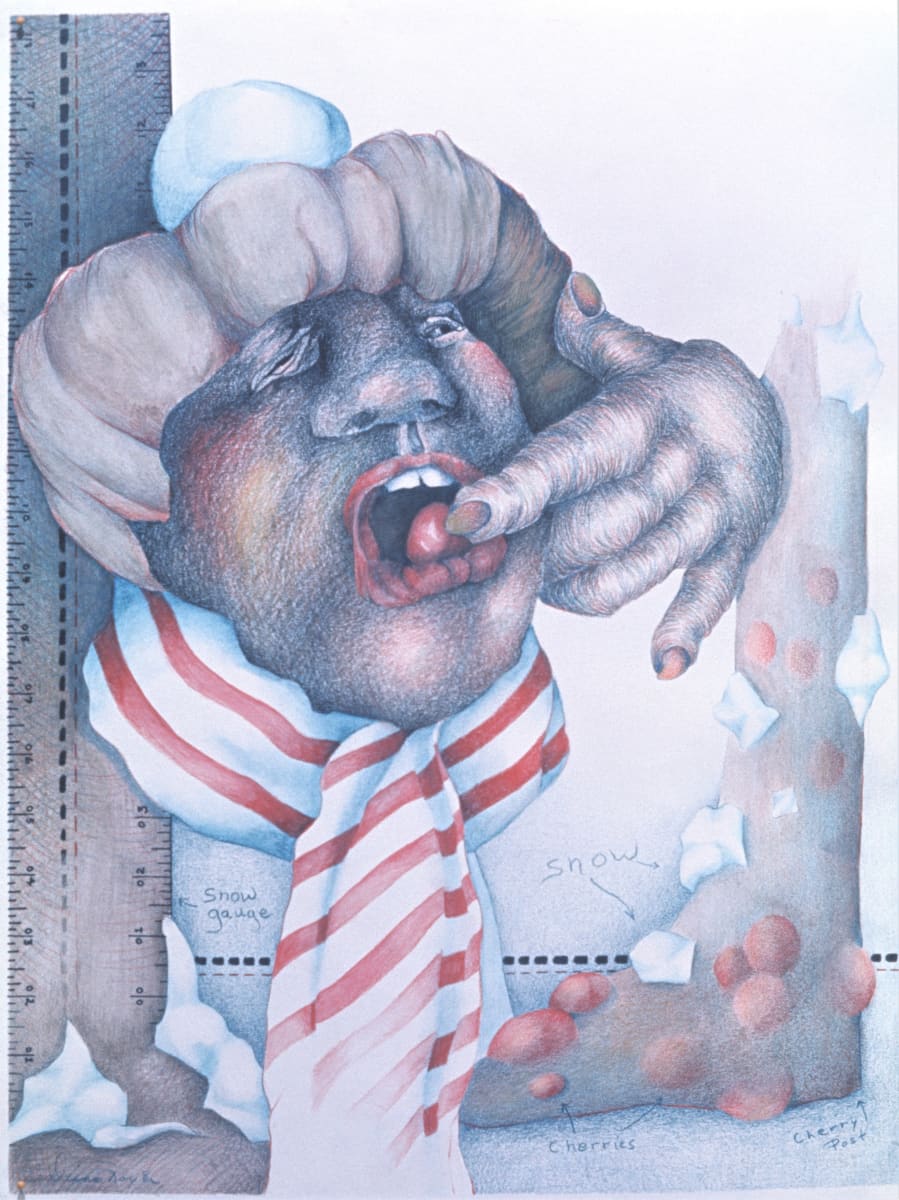 "Winter Cherries" by Diana Roy 1940-2019 