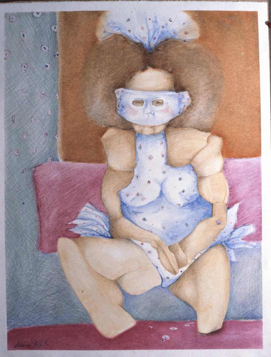 "Hussy Series" by Diana Roy 1940-2019, Image 1.