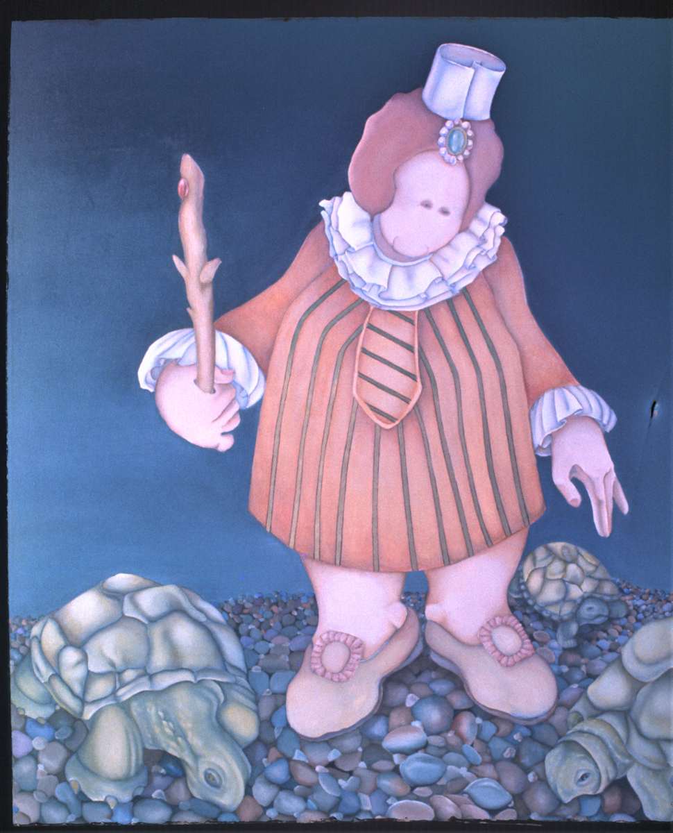"Essex of the Turtles" by Diana Roy 1940-2019, Image 1.