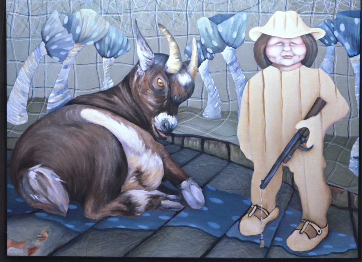 "Toni's Game" by Diana Roy 1940-2019, Image 1.