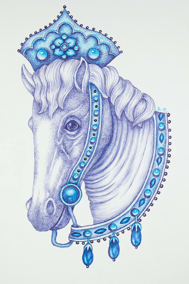 A Horse of One Colour by Diana Roy 1940-2019, Image 1.