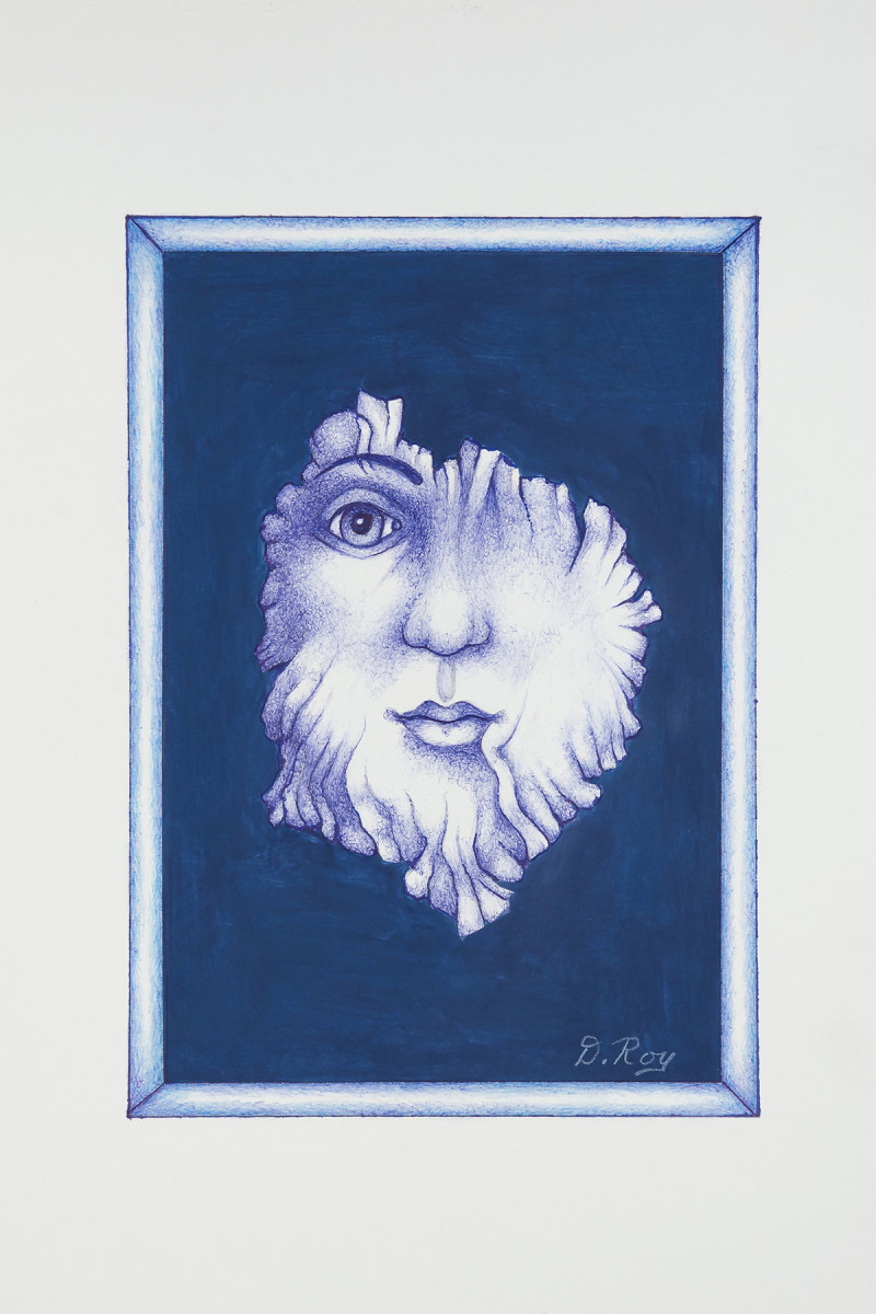 Framed Fragment by Diana Roy 1940-2019 