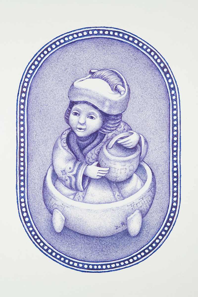 Japanese Netski by Diana Roy 1940-2019, Image 1.