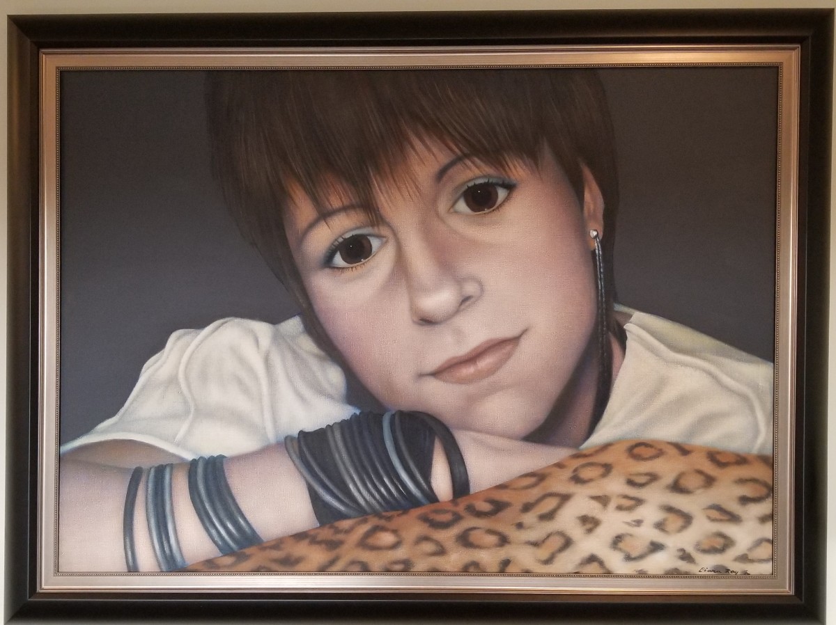 Portrait of Kelly by Diana Roy 1940-2019 