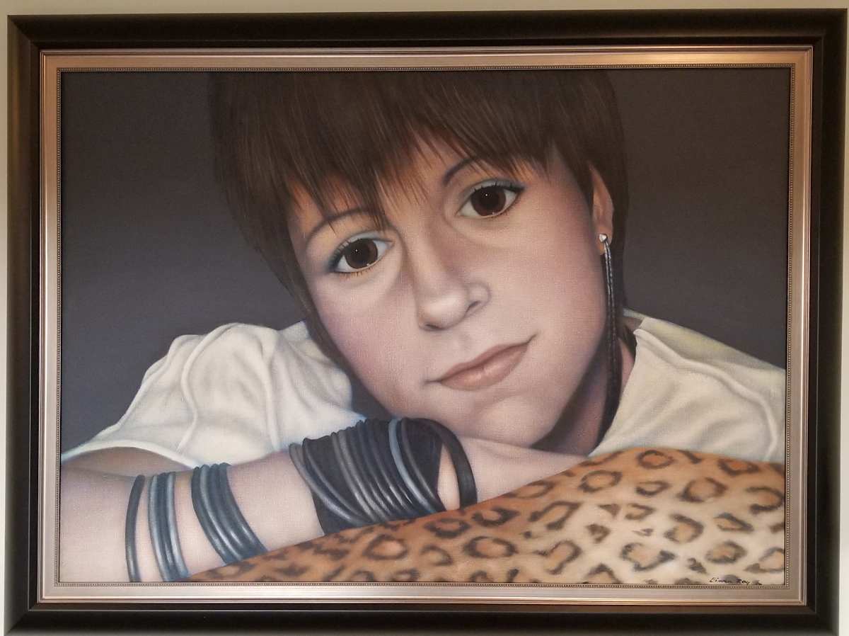 Portrait of Kelly by Diana Roy 1940-2019, Image 1.