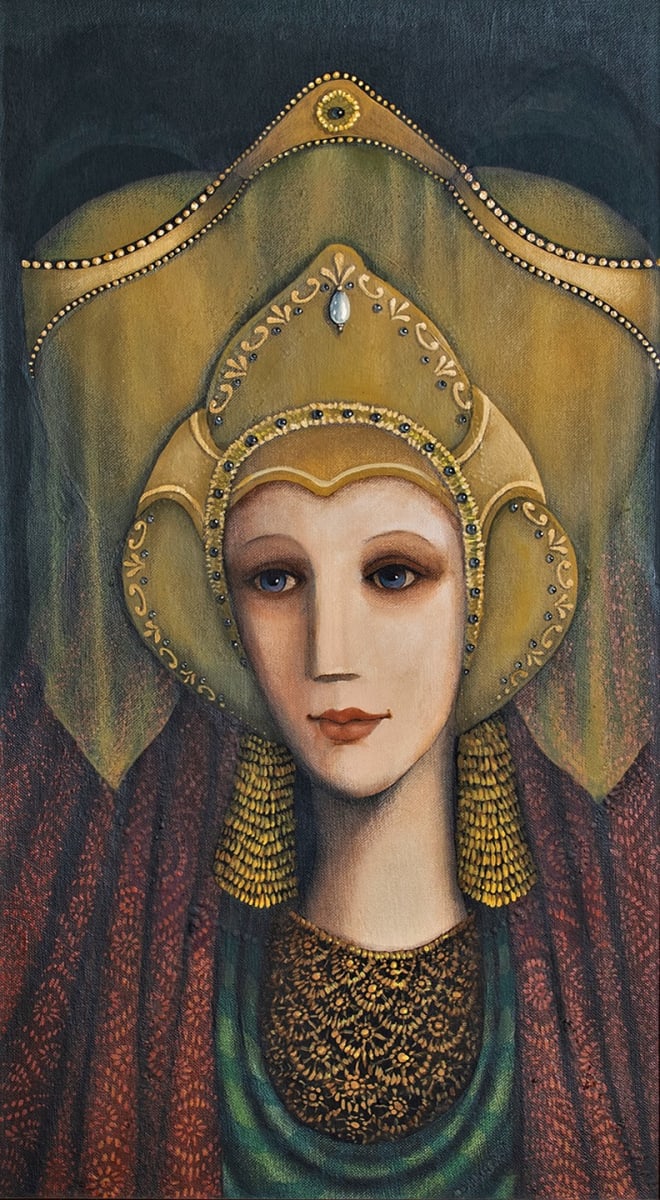 "White Pearl" by Diana Roy 1940-2019, Image 1.