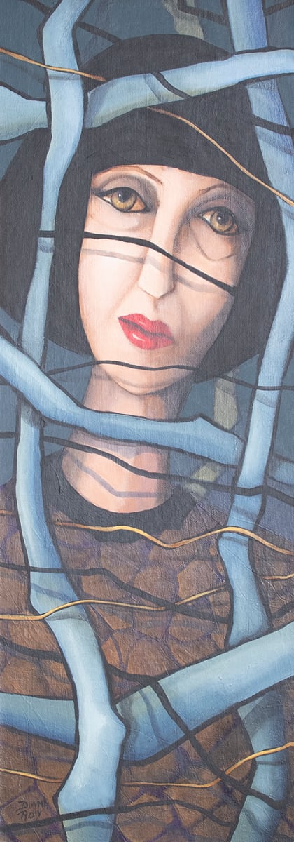 "Caged" by Diana Roy 1940-2019, Image 2.
