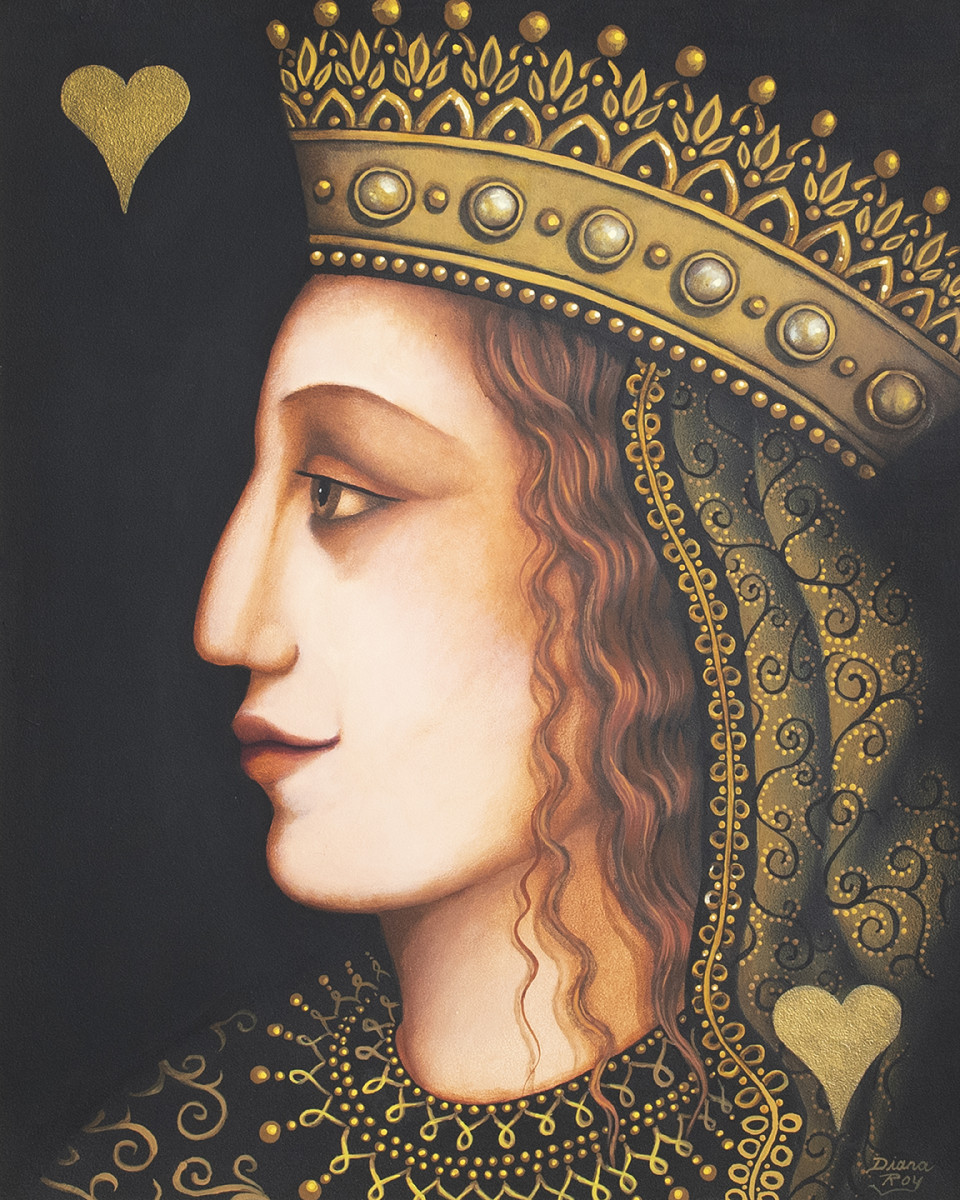 "Queen of Hearts" by Diana Roy 1940-2019 