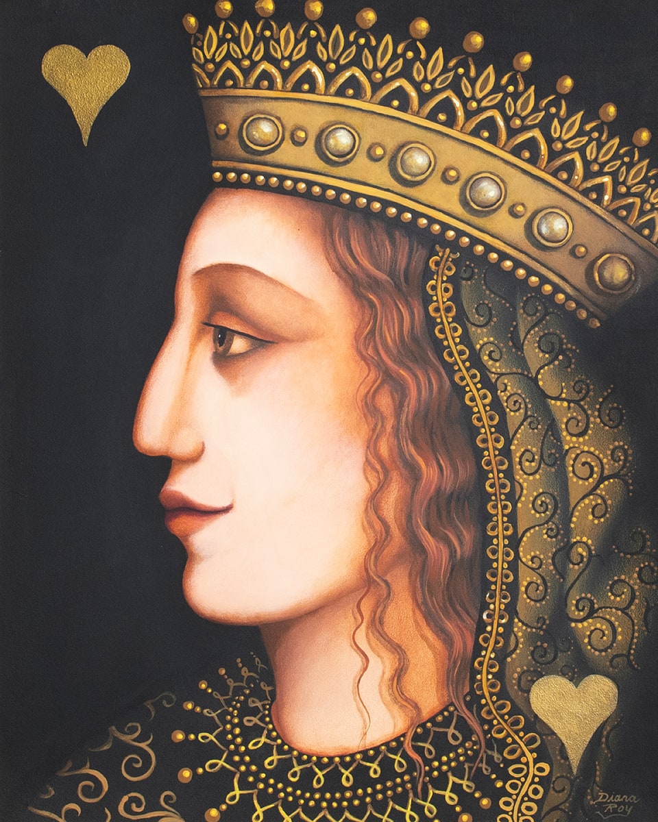 "Queen of Hearts" by Diana Roy 1940-2019, Image 2.