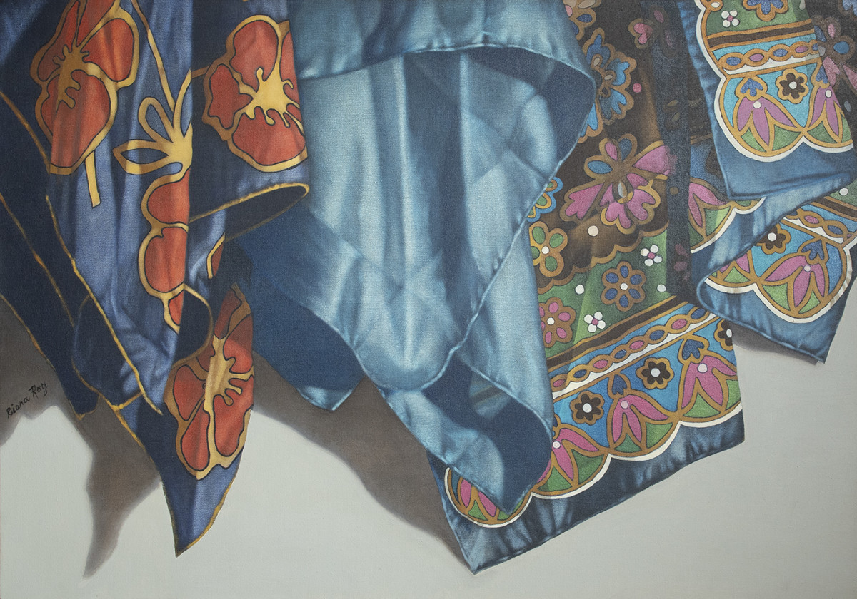 "Silk Scarves" by Diana Roy 1940-2019 