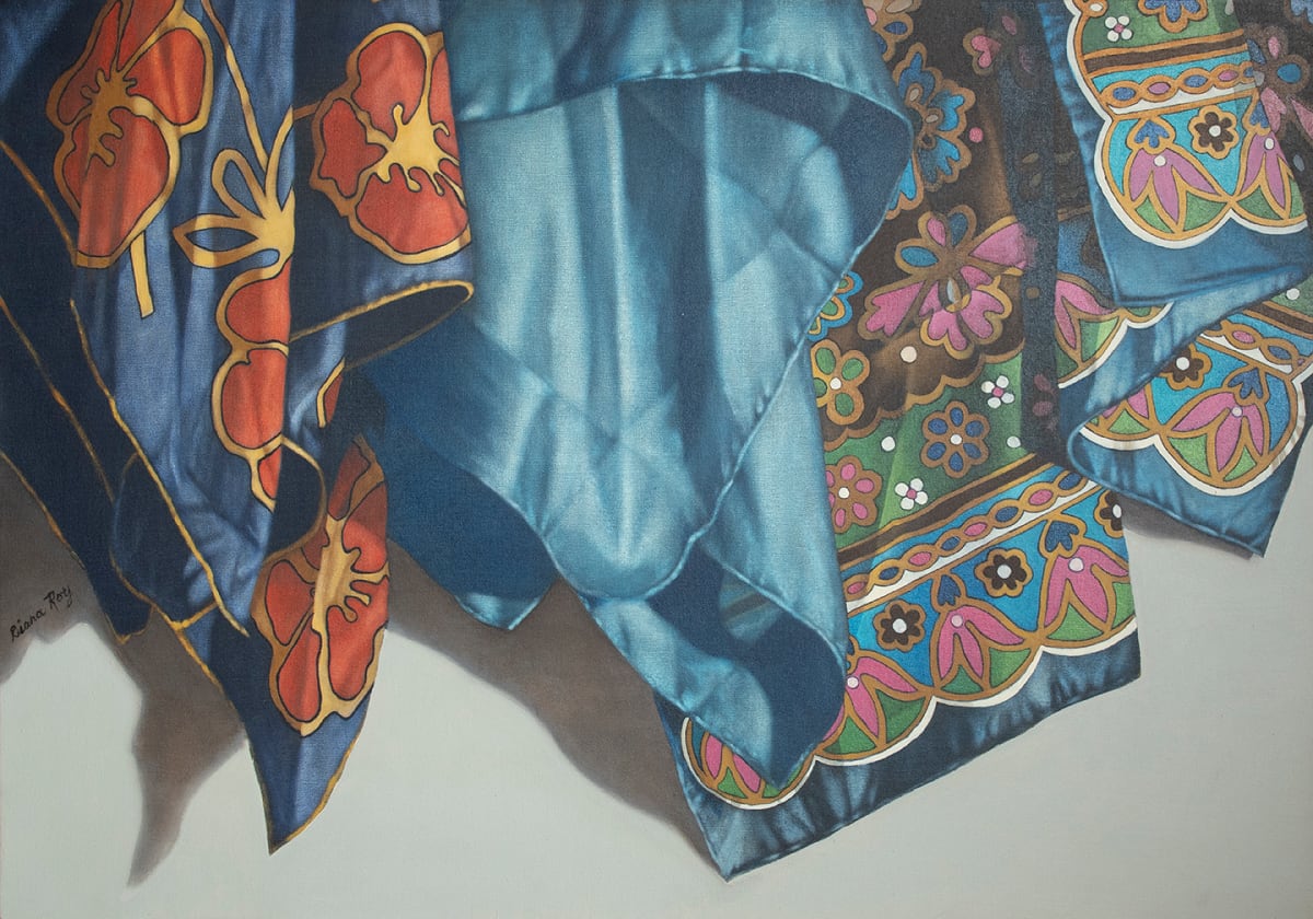 "Silk Scarves" by Diana Roy 1940-2019, Image 1.