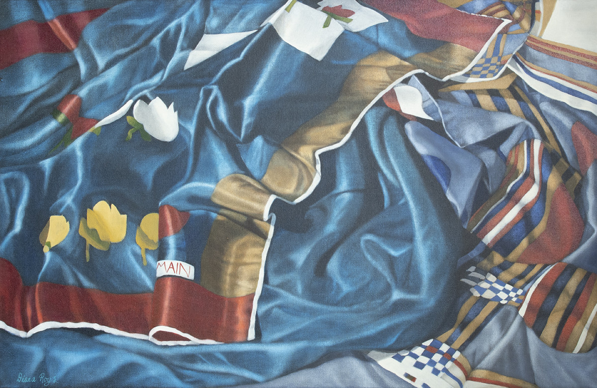 "Tangled Scarves" by Diana Roy 1940-2019 