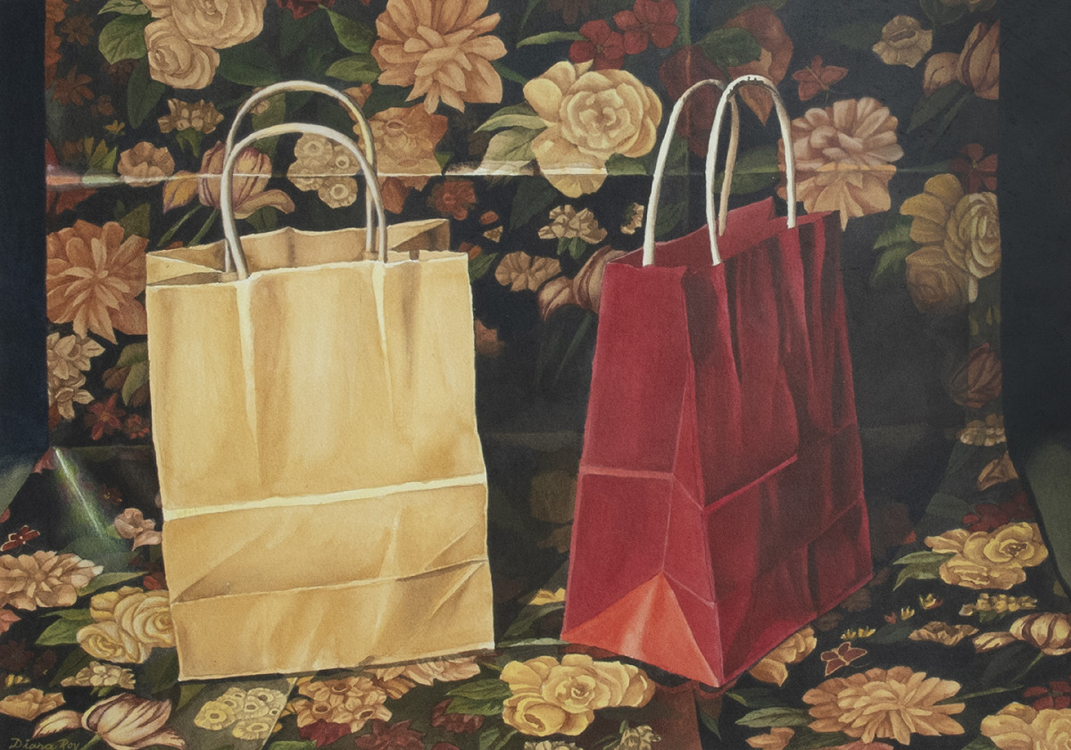 "Garden Party" by Diana Roy 1940-2019 