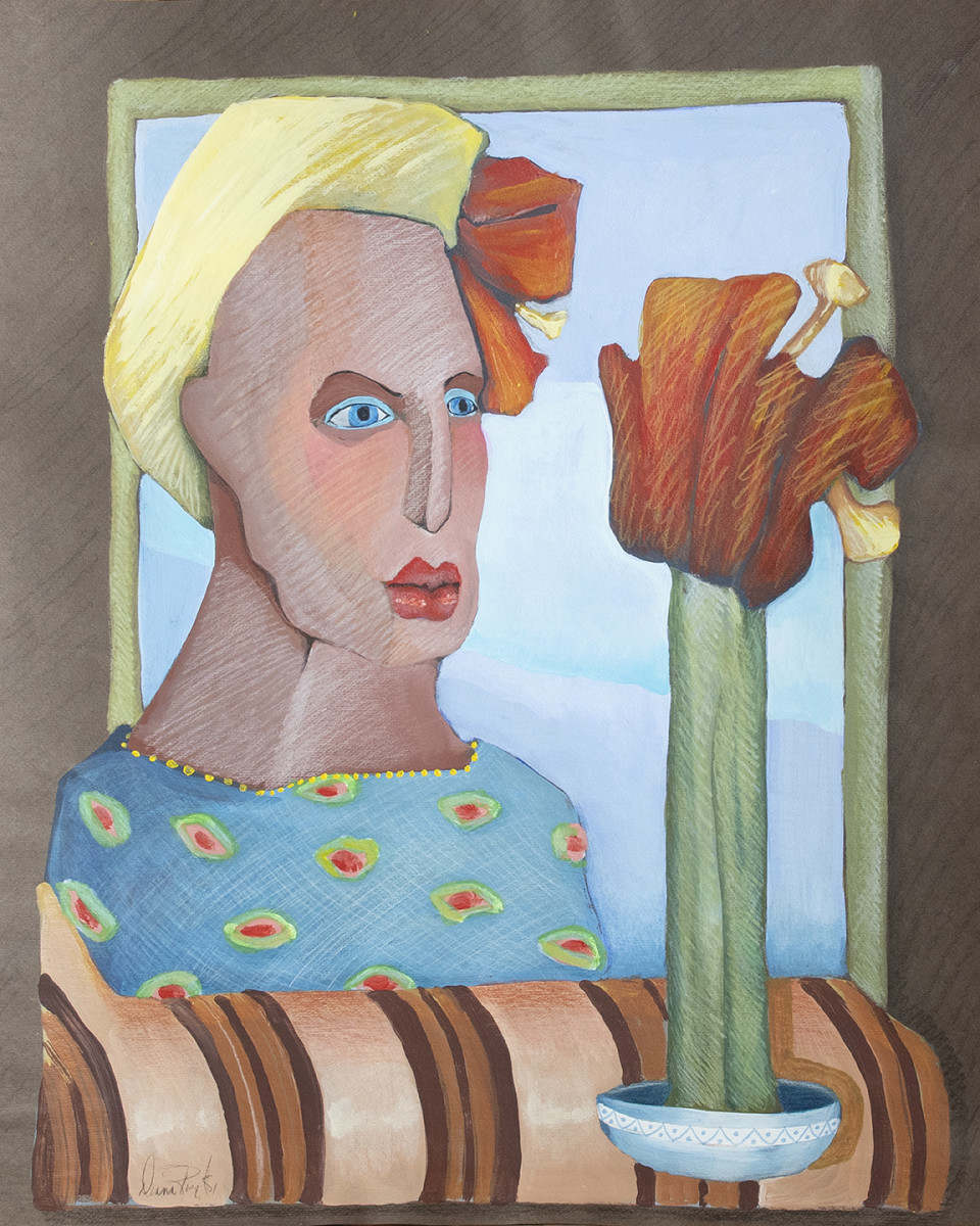 "Miss Lilly" by Diana Roy 1940-2019 