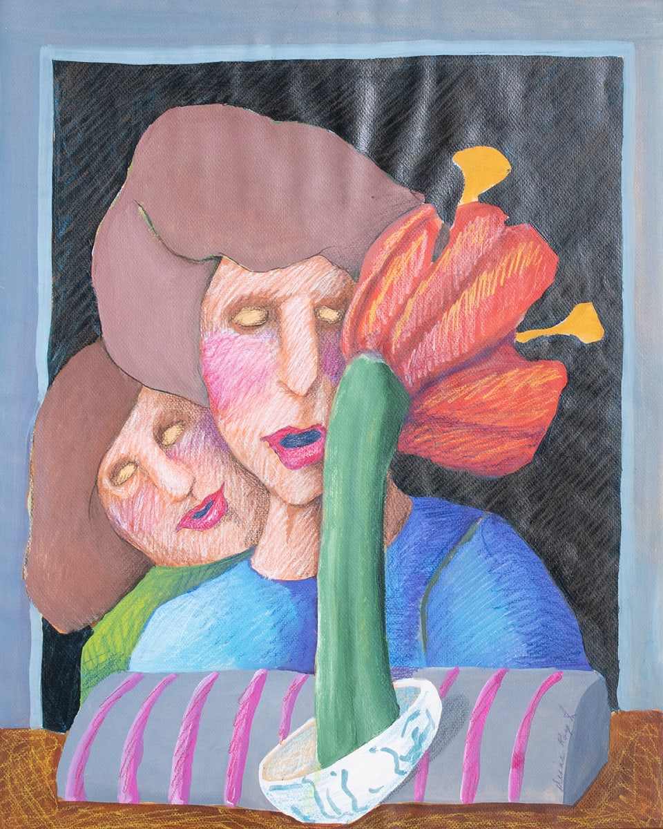 "Backstage" by Diana Roy 1940-2019, Image 1.