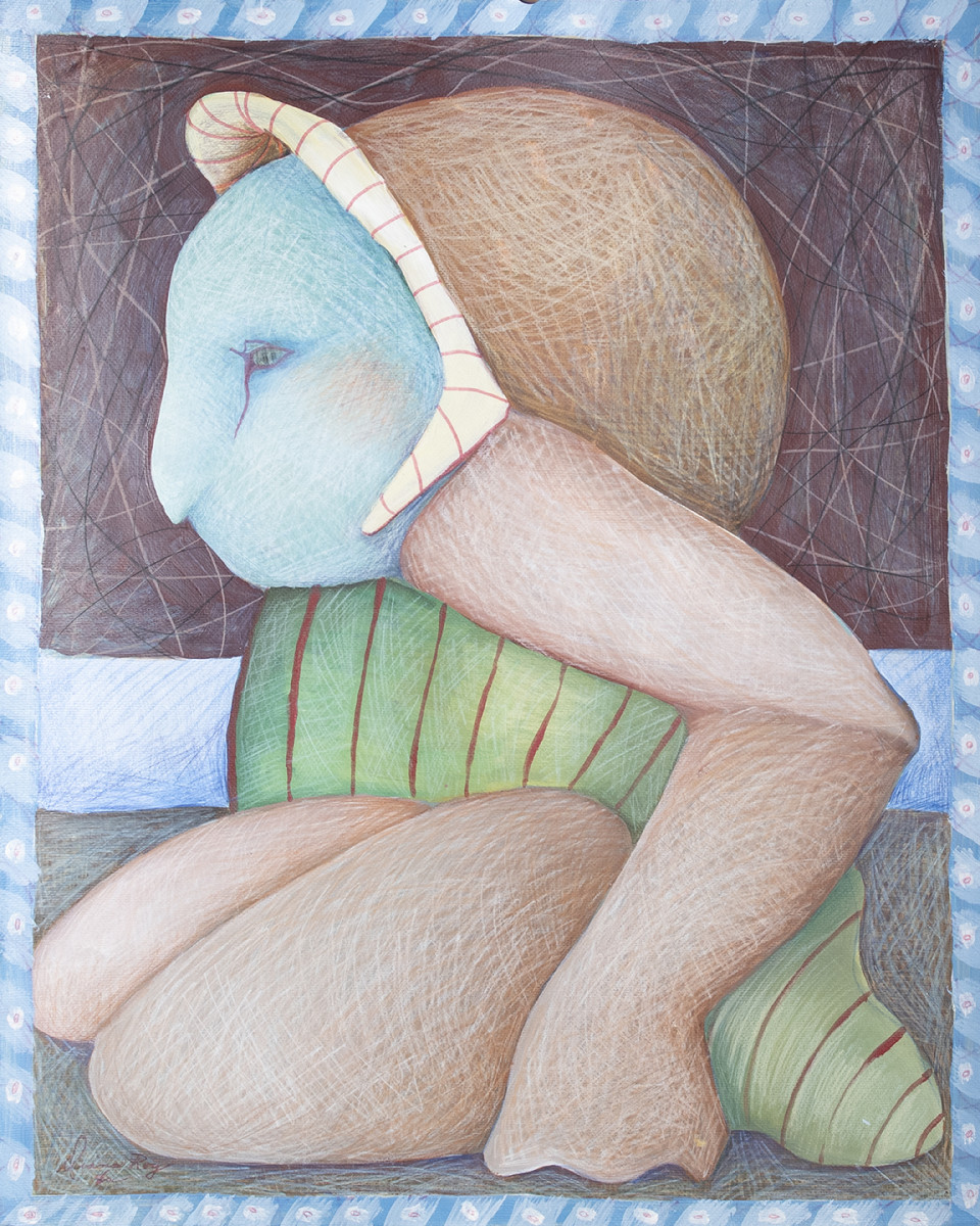 "Night Poser" by Diana Roy 1940-2019 