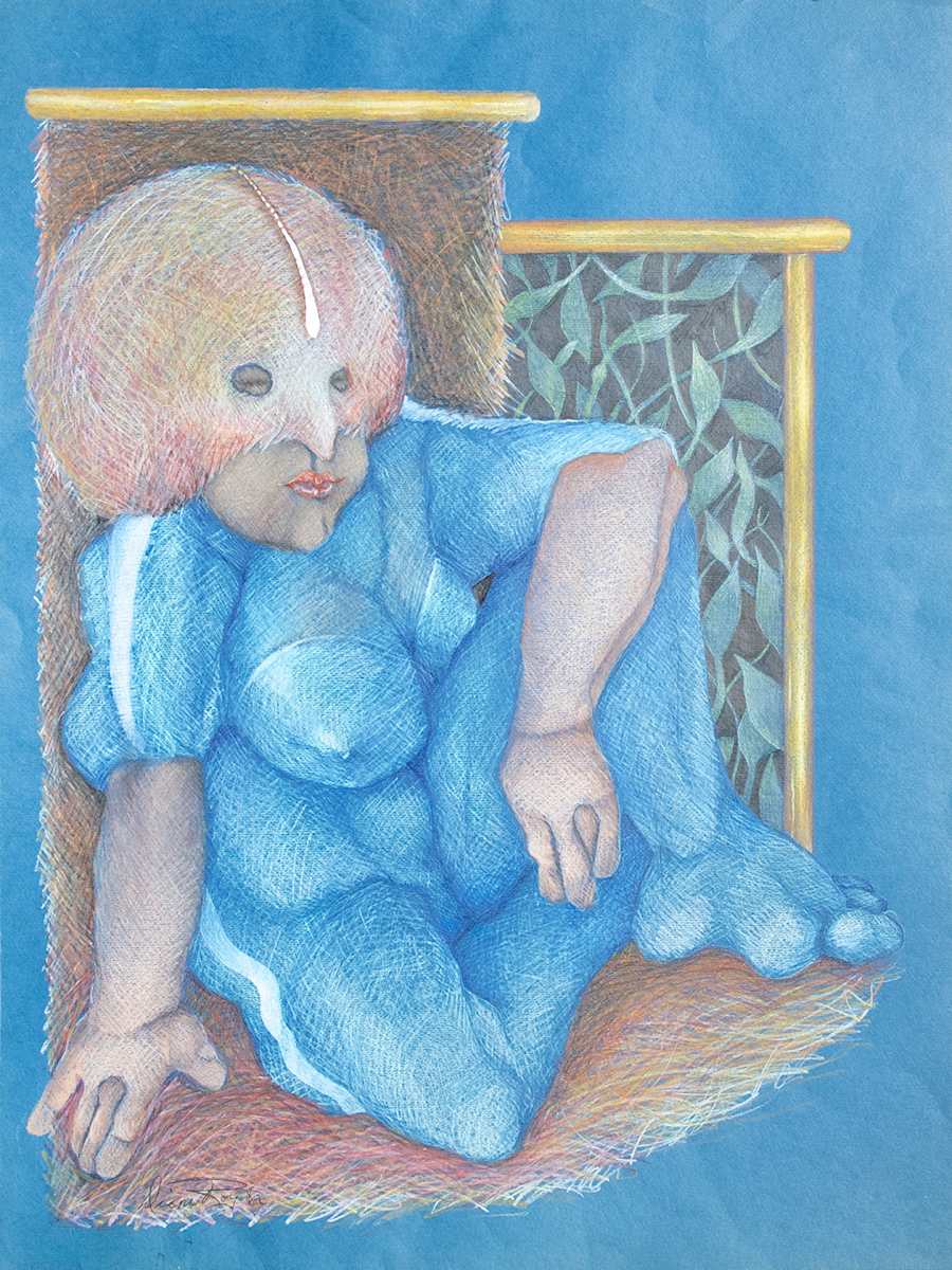 "Blues" by Diana Roy 1940-2019, Image 1.