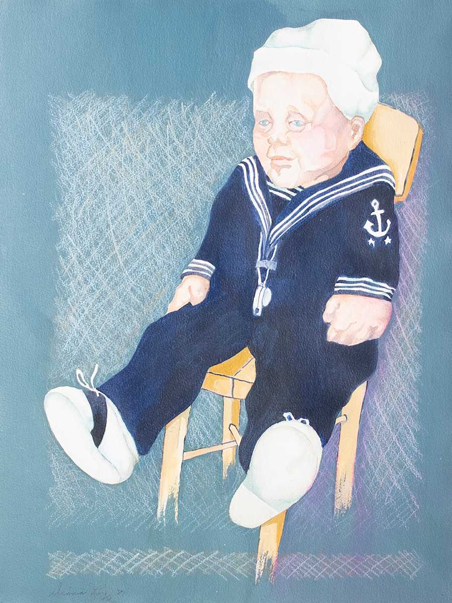 "Again" by Diana Roy 1940-2019, Image 1.