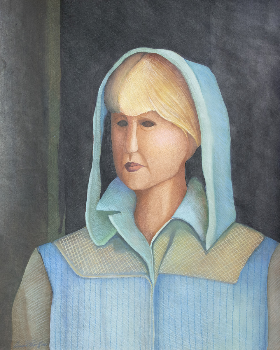 "Lichtblau" by Diana Roy 1940-2019 