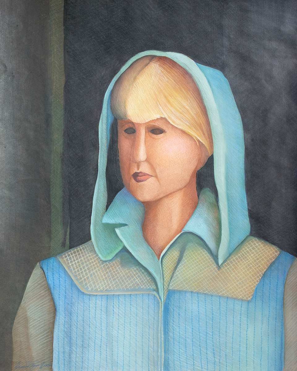 "Lichtblau" by Diana Roy 1940-2019, Image 1.