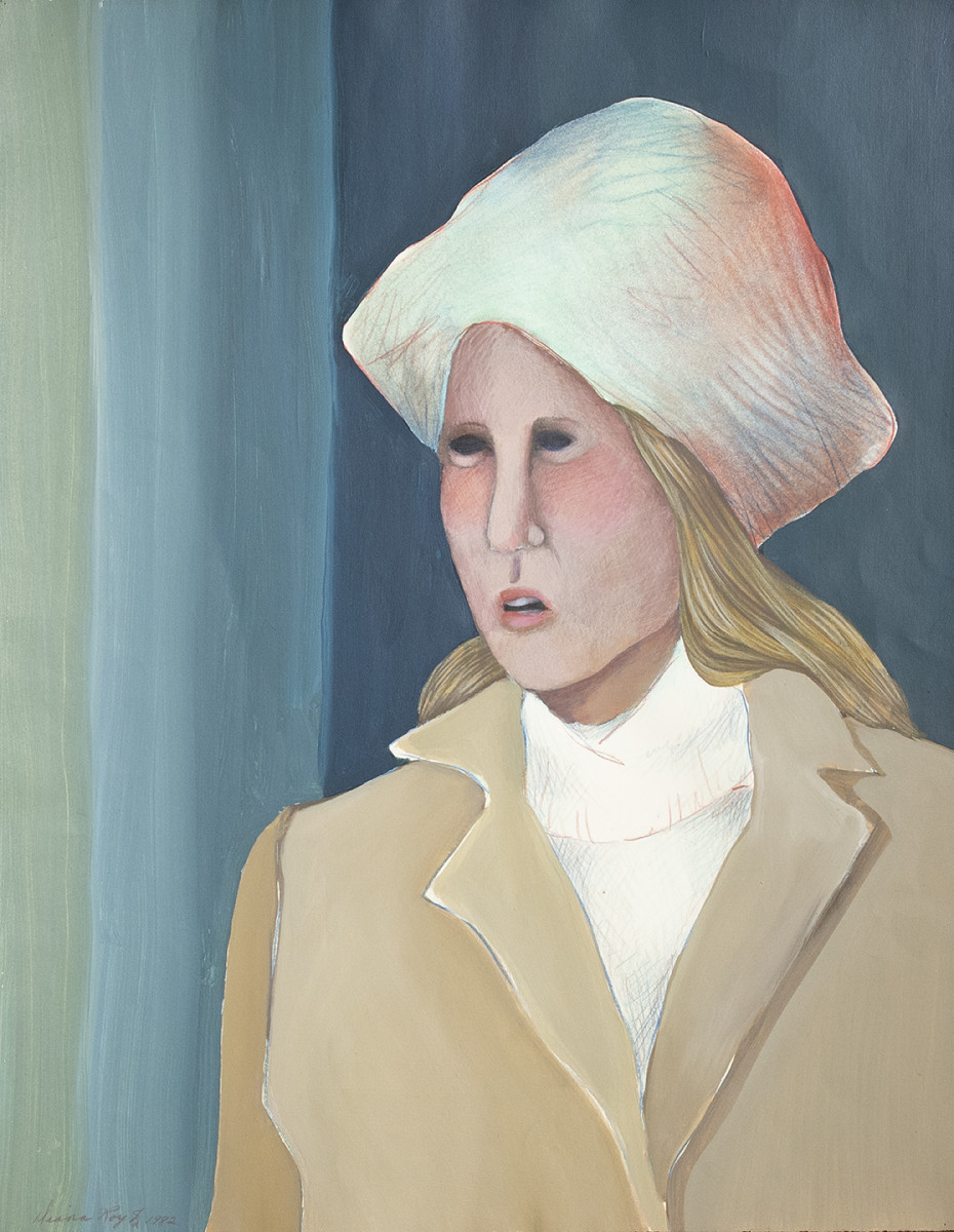 "Girl in a Hat" by Diana Roy 1940-2019 