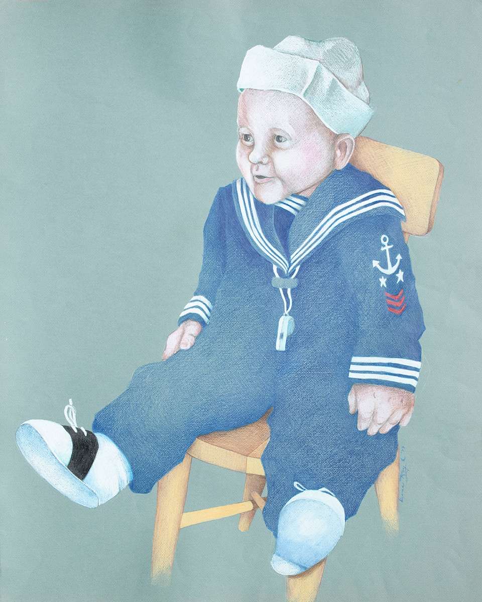 "Sailor Boy Study" by Diana Roy 1940-2019, Image 2.