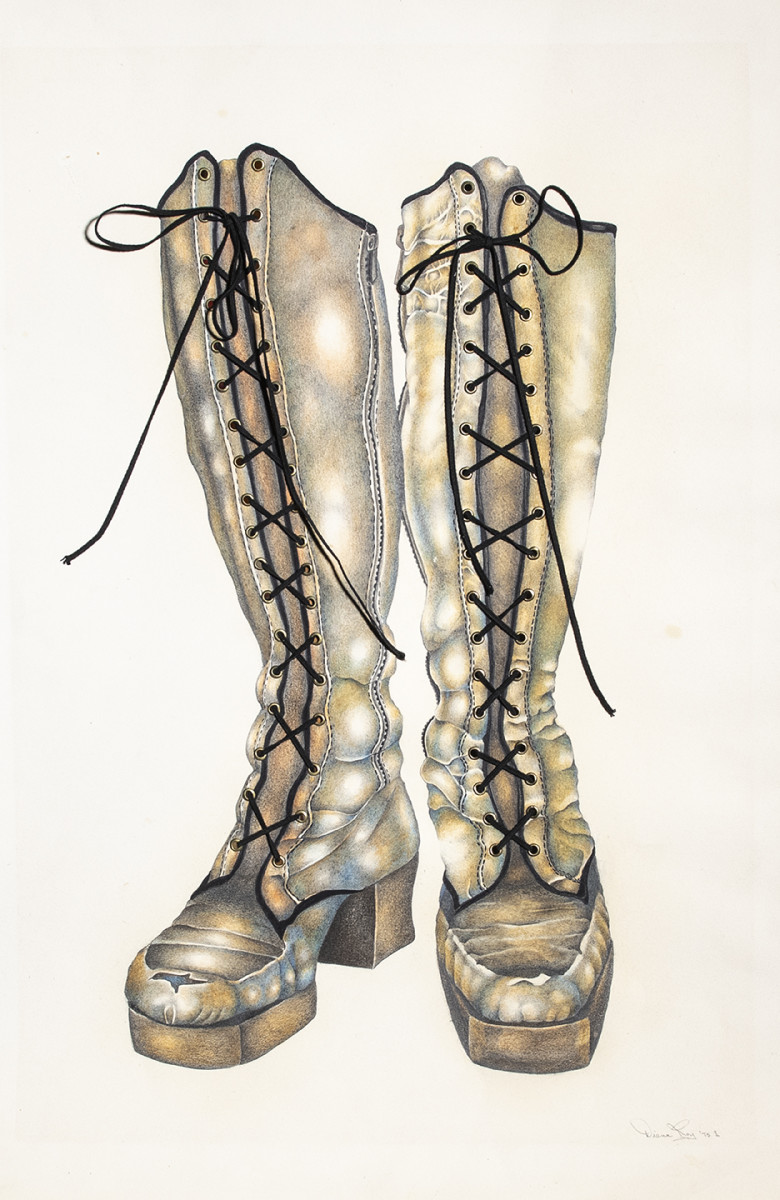 "Boots" by Diana Roy 1940-2019 