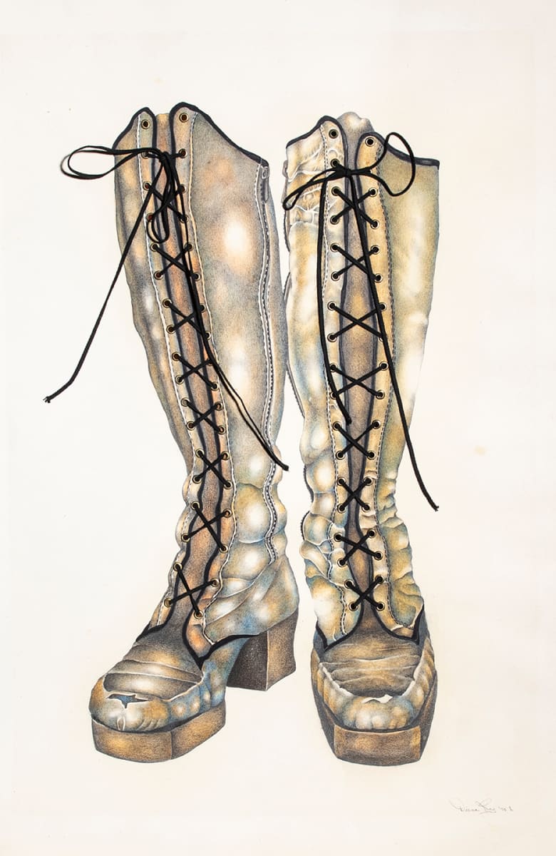 "Boots" by Diana Roy 1940-2019, Image 1.