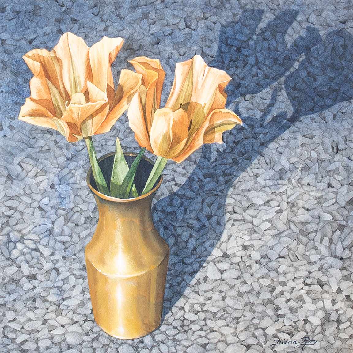 "Tulips" by Diana Roy 1940-2019, Image 1.
